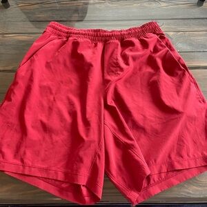 lululemon athletica Men's Red Athletic Shorts
